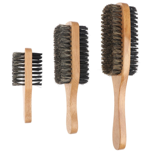 Men Boar Bristle Beard Brush - Aurora's Beauty Boutique